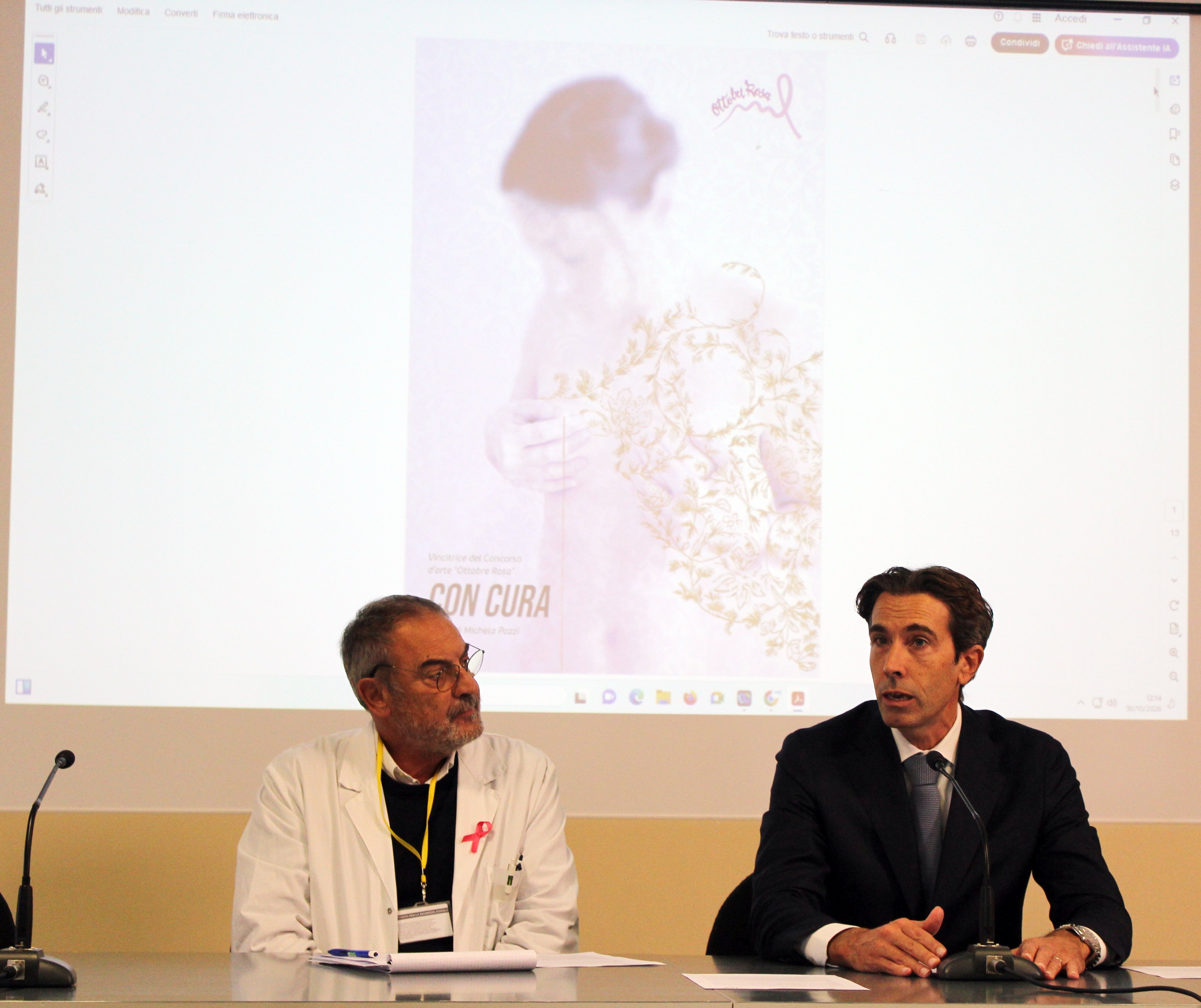 Conf stampa fine ottobre rosa 2026